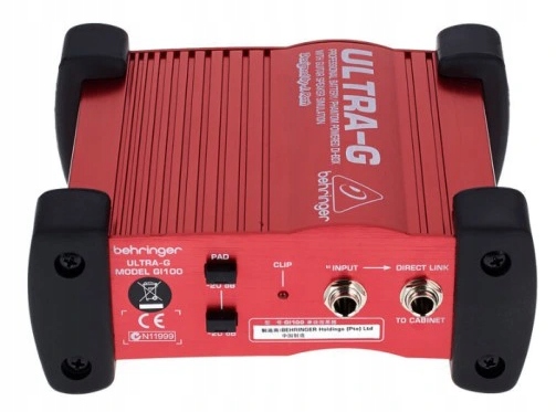 Behringer GI100 profesionální aktivní Di-Box s emulací kytarového reproduktoru