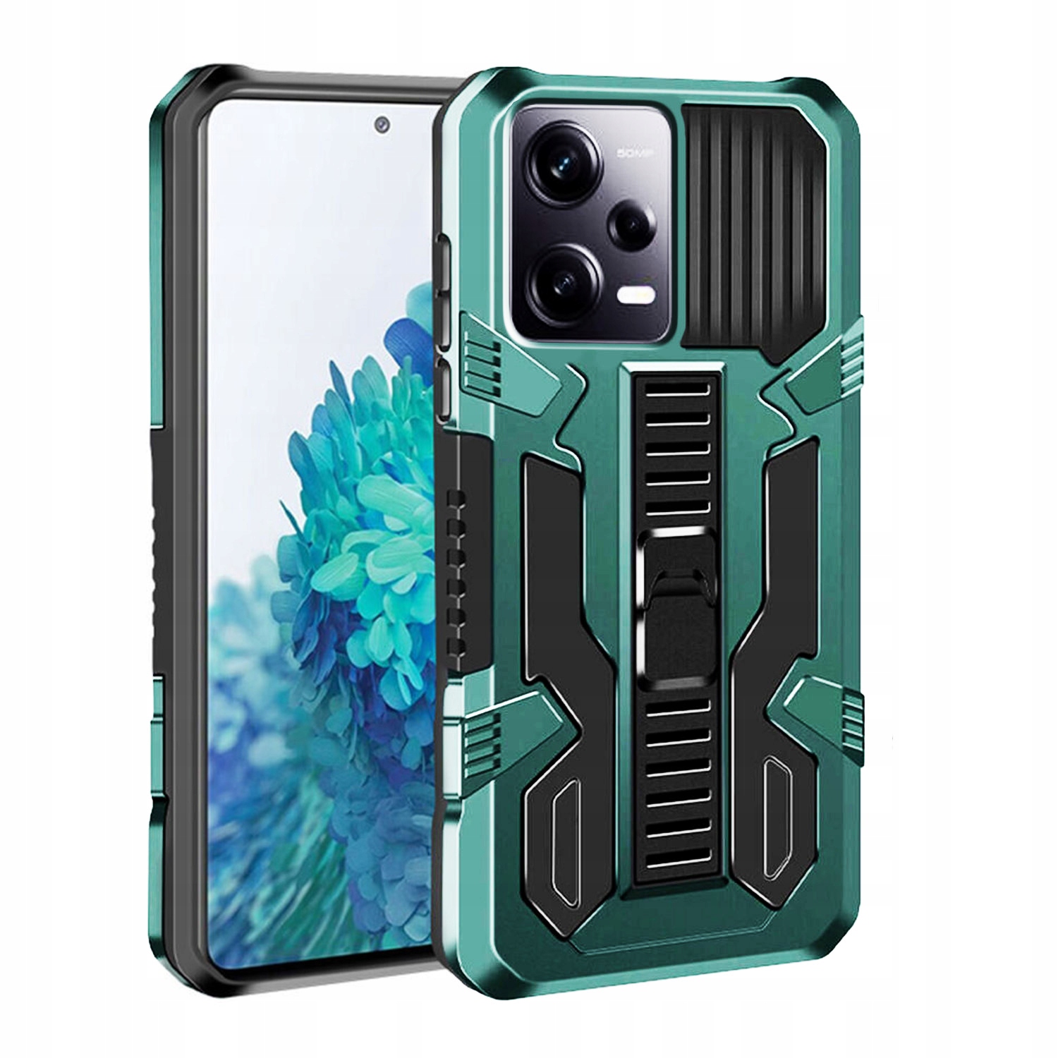 ETUI DO XIAOMI REDMI NOTE 12 / 12 4G PANCERNE PODSTAWKA MOCNE ARMOR + SZKŁO Pasuje do modelu Redmi Note 12 Redmi Note 12 4G