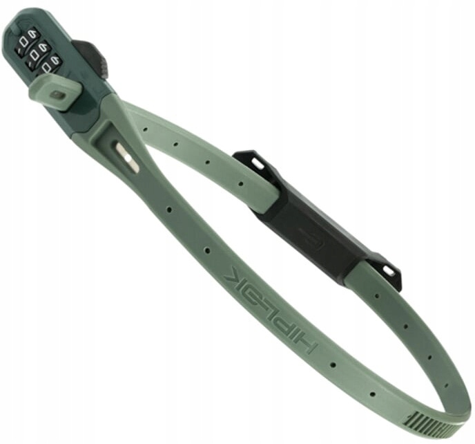 Zapięcie Zabezpieczenie Zip Hiplok Z Lok V2 Combo Green uchwyt