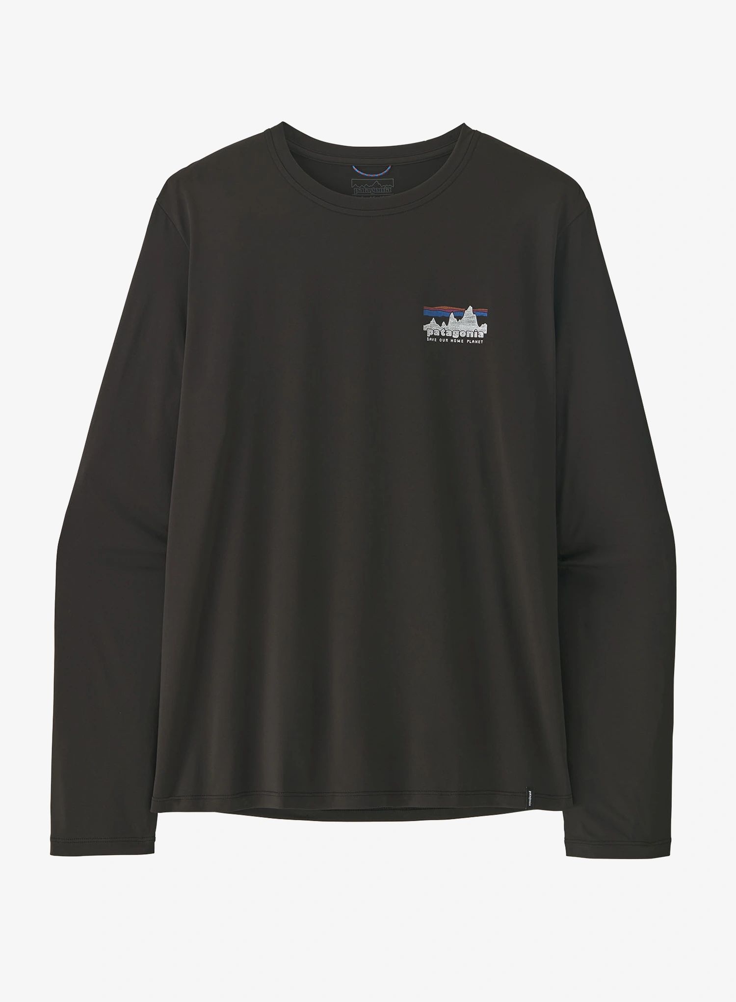 Mikina bez kapuce Patagonia L/s Cap Cool Daily Shirt 73 Skyline black M