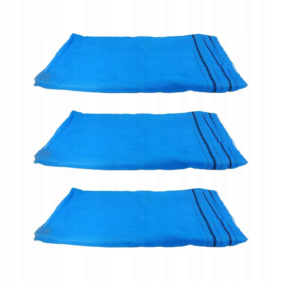 Siatka niebieska ochronna do rusztowań rusztowaniowa 3,07x20m Zestaw 3x