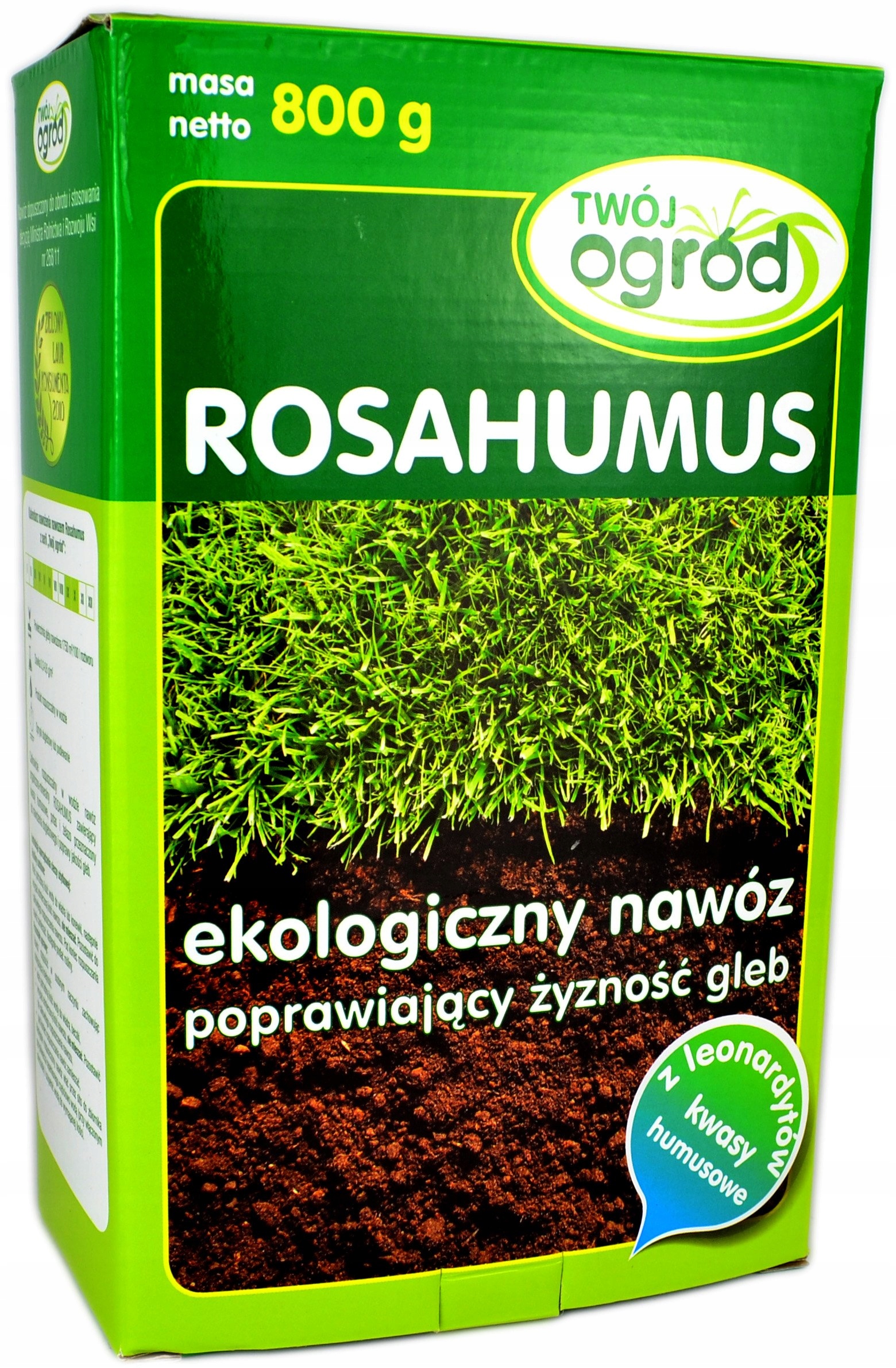 

Rosahumus 800g Nawóz Ekologiczny Humusowy