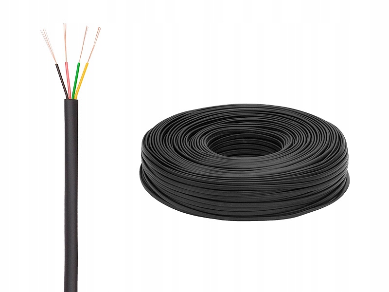 

Kabel przewód telefoniczny Xtreme płaski KP-4/100m