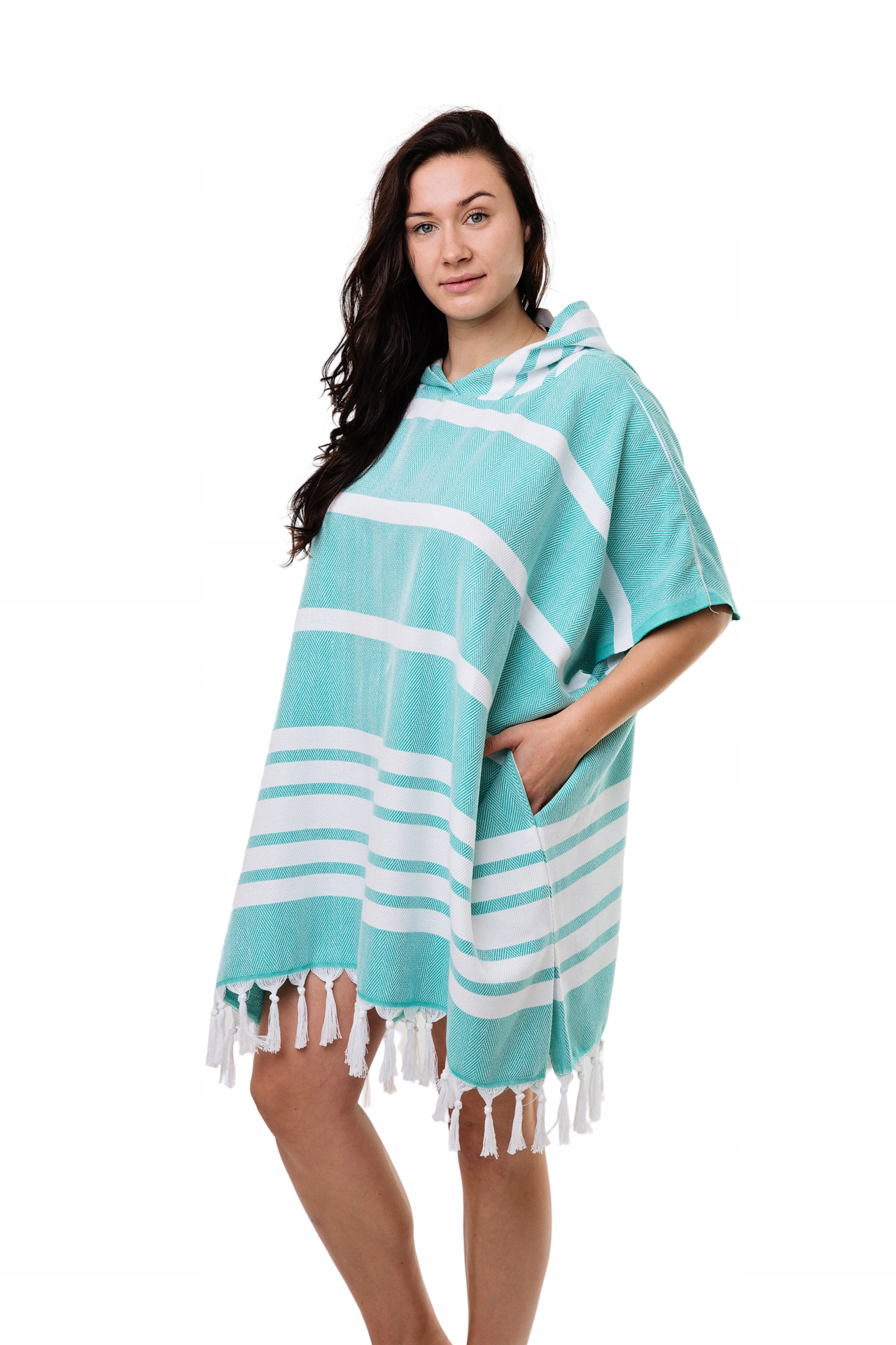 

Poncho Hammam do sauny, kilt, ręcznik Spa, basen