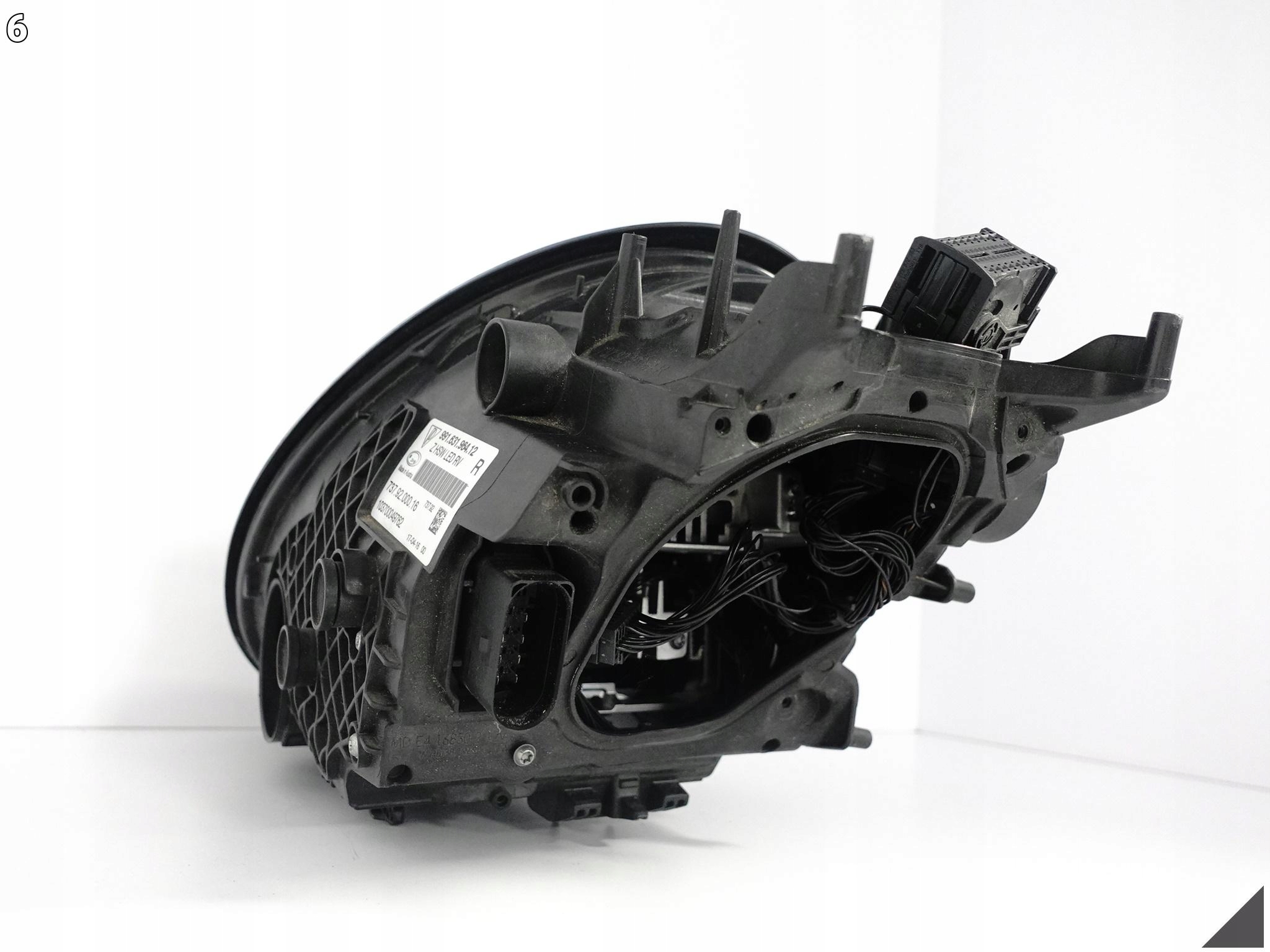 PORSCHE 991 LIFT MK2 light FULL LED right front EUROPA BLACK/black USZKO.