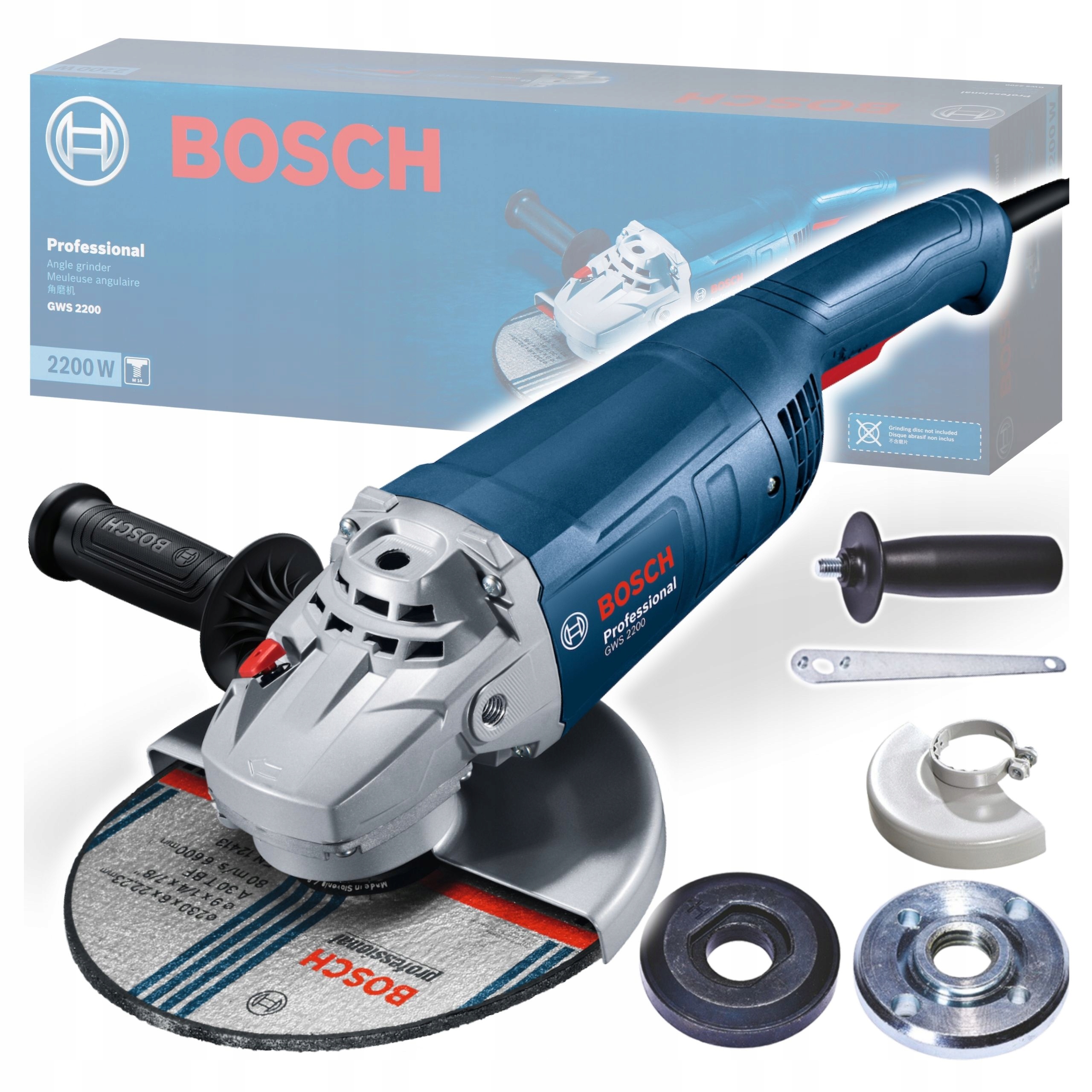 Bosch Professional Gws 2200 Szlifierka kątowa 230mm Soft Start 06018C1320