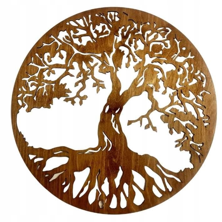 OBRAZ AŻUROWY DEKORACJA,DRZEWO ŻYCIA