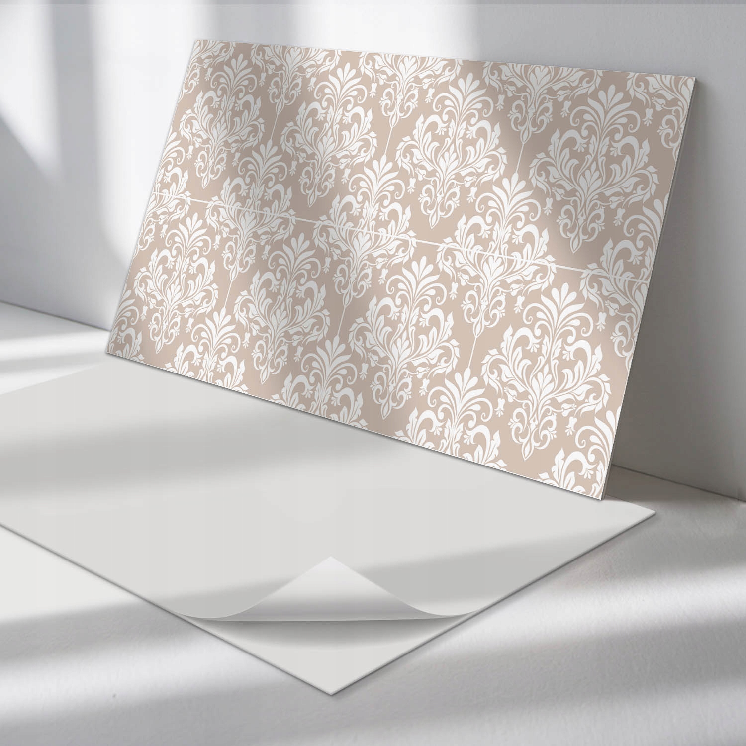 Sada vinylových panelov Jednoduchá montáž Elegantný rastlinný vzor 6x60x30 cm