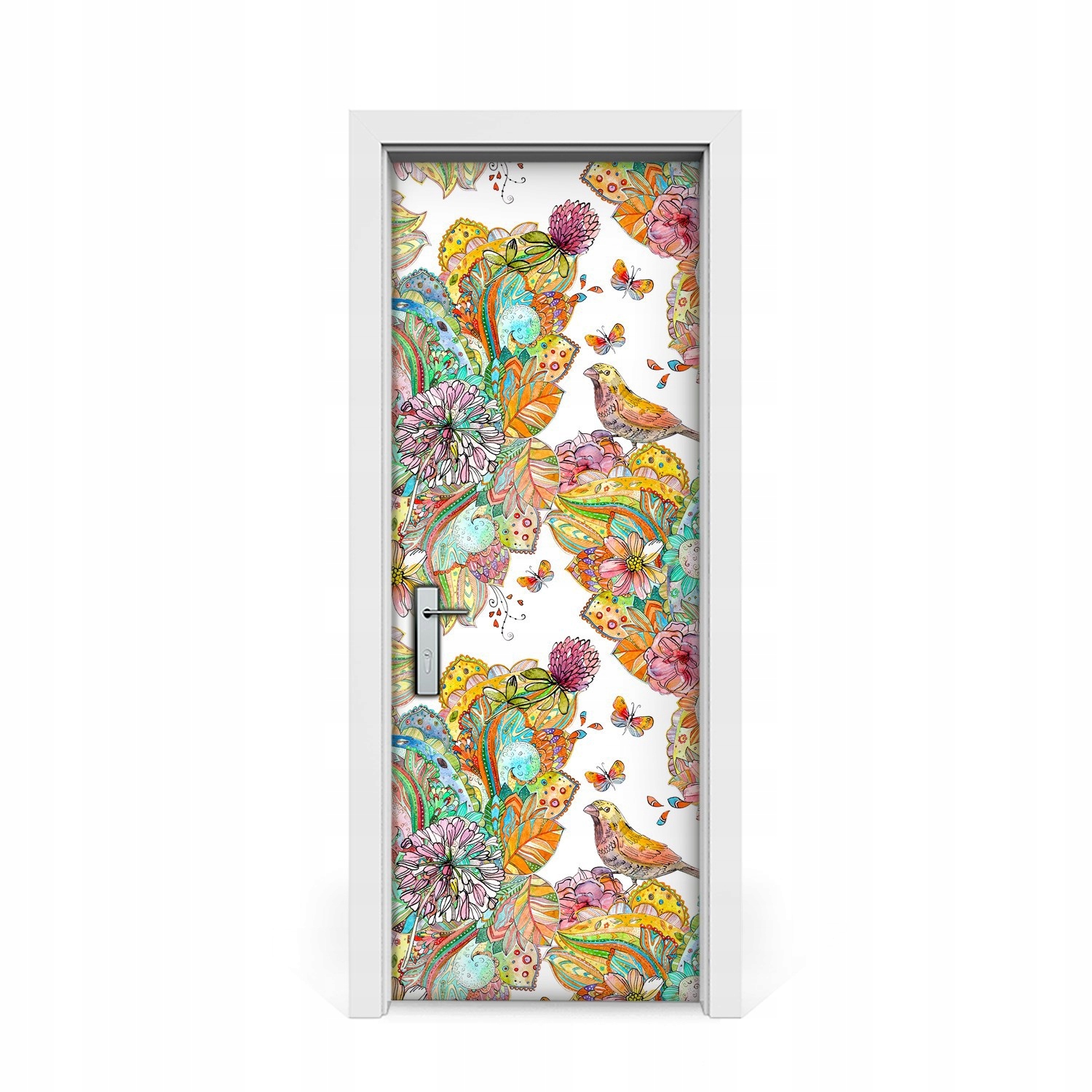 

Naklejka na drzwi okleina Mandala Wzór 75x205