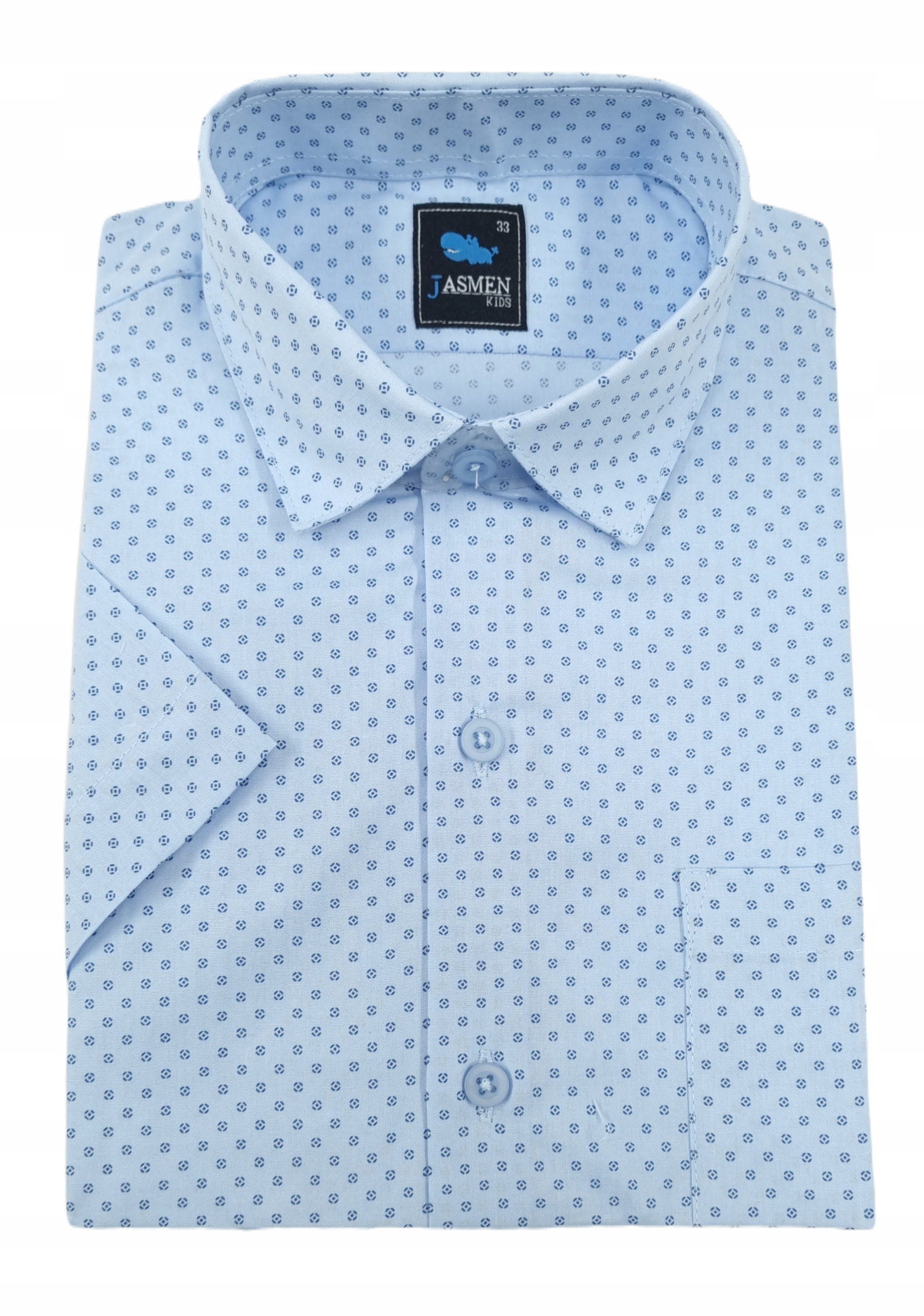 KOSZULA chłopięca WZÓR krótki RĘKAW szkoła 146 Marka Inna marka