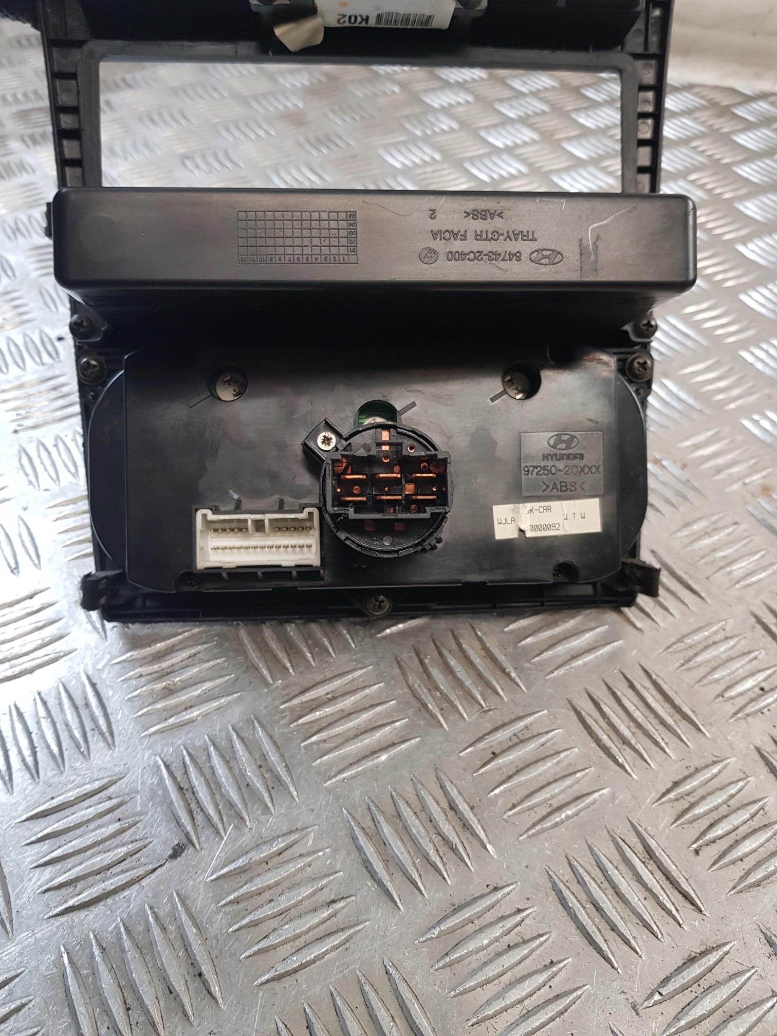PANEL air conditioning devices 97250-2CXXX clock 95900-2C000 frame HYUNDAI COUPE II