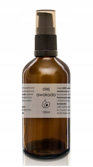 Naturalny olej AWOKADO avocado 100ml nawilża włosy