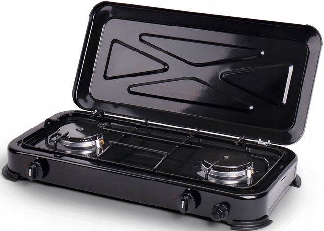 Turistický Plynový Vařič 2-HOŘÁKOVÝ CAMP4 Mary 30 mbar 4,4 kW