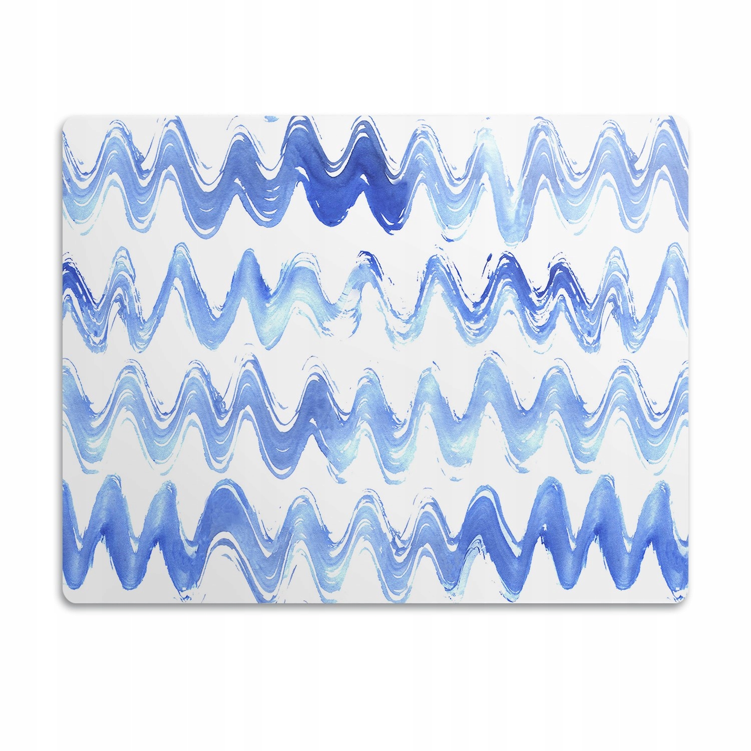 Podložka pod misku pro psa Akvarelové vlny 90x60 cm