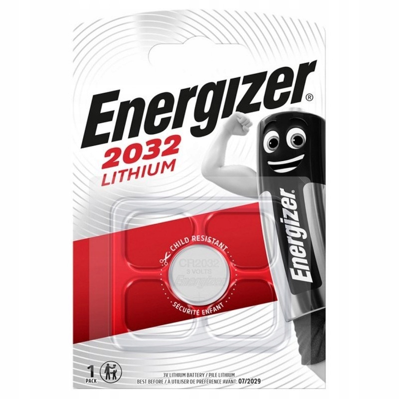 

1 x Bateria Energizer Cr 2032 blister 1szt