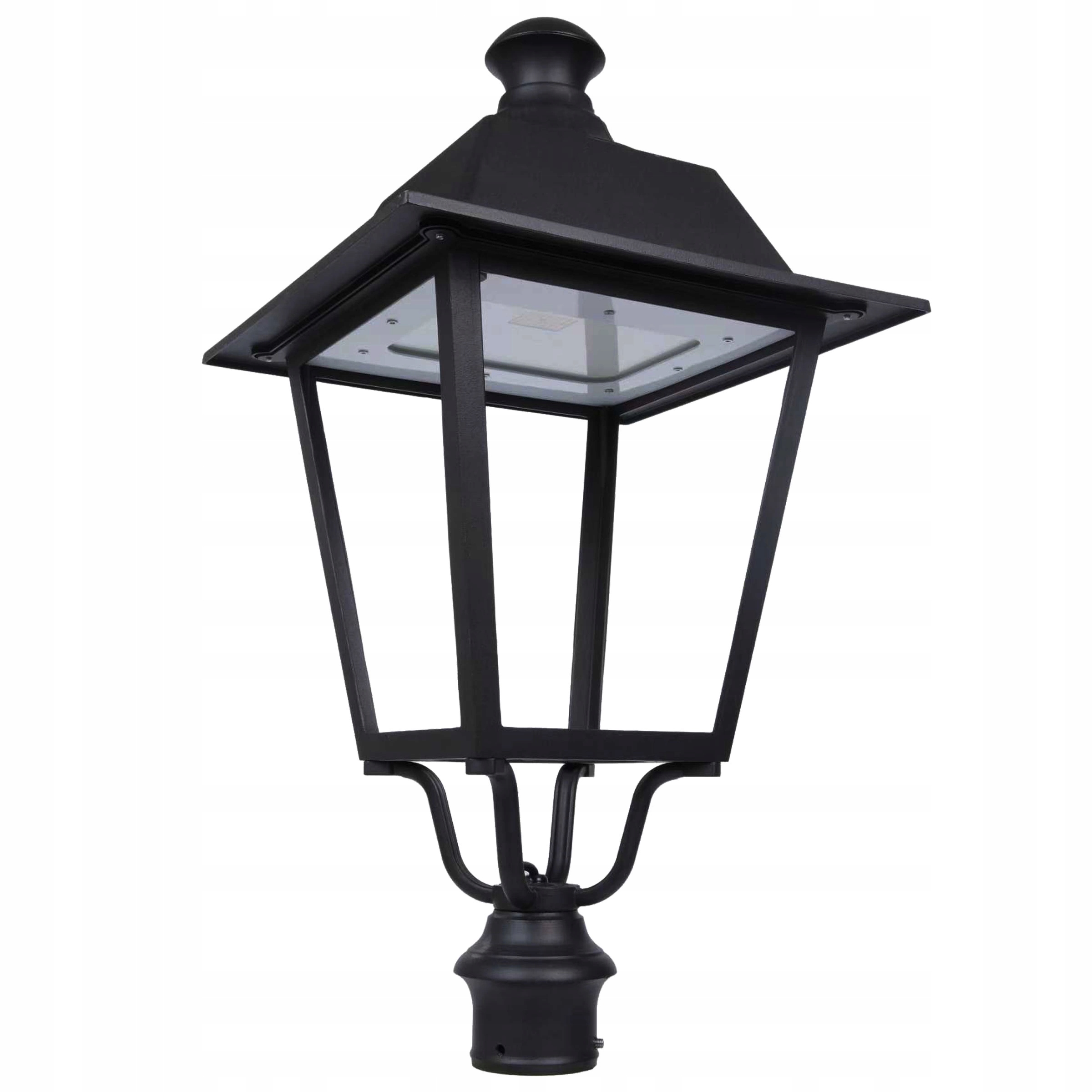 Klasická parková lampa RetroPark Pro 40W 7200 lm černá 4000K neutrální