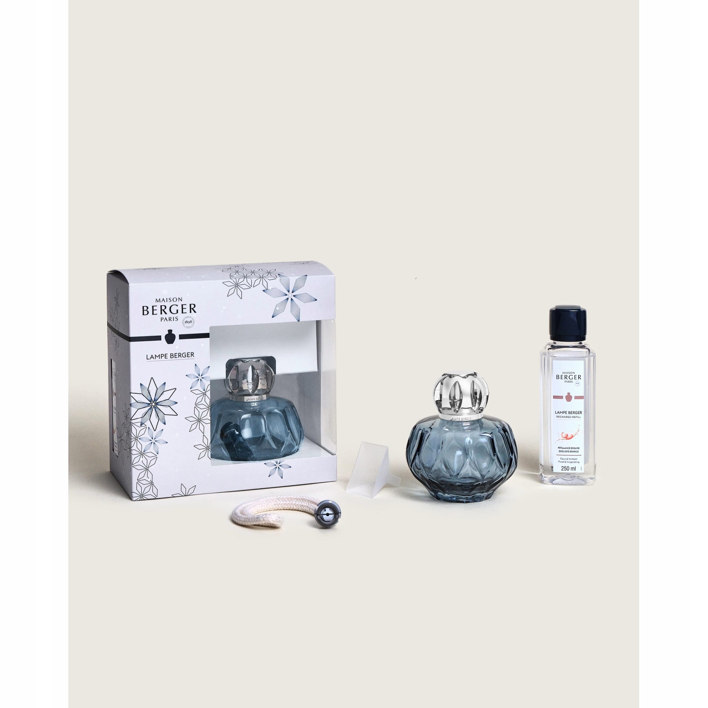 Sada Rosalie modrá lampa náplň Šampanské Exquisite Sparkle 250 ml Ma