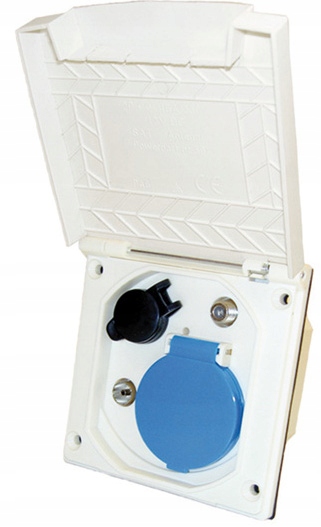 GNIAZDO ELEKTRYCZNE ZEWNETRZNE HABA 12V SAT TV