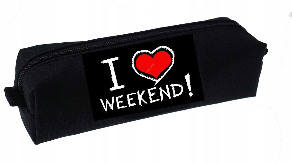 PIÓRNIK szkolny Kocham Weekend I LOVE WEEKEND