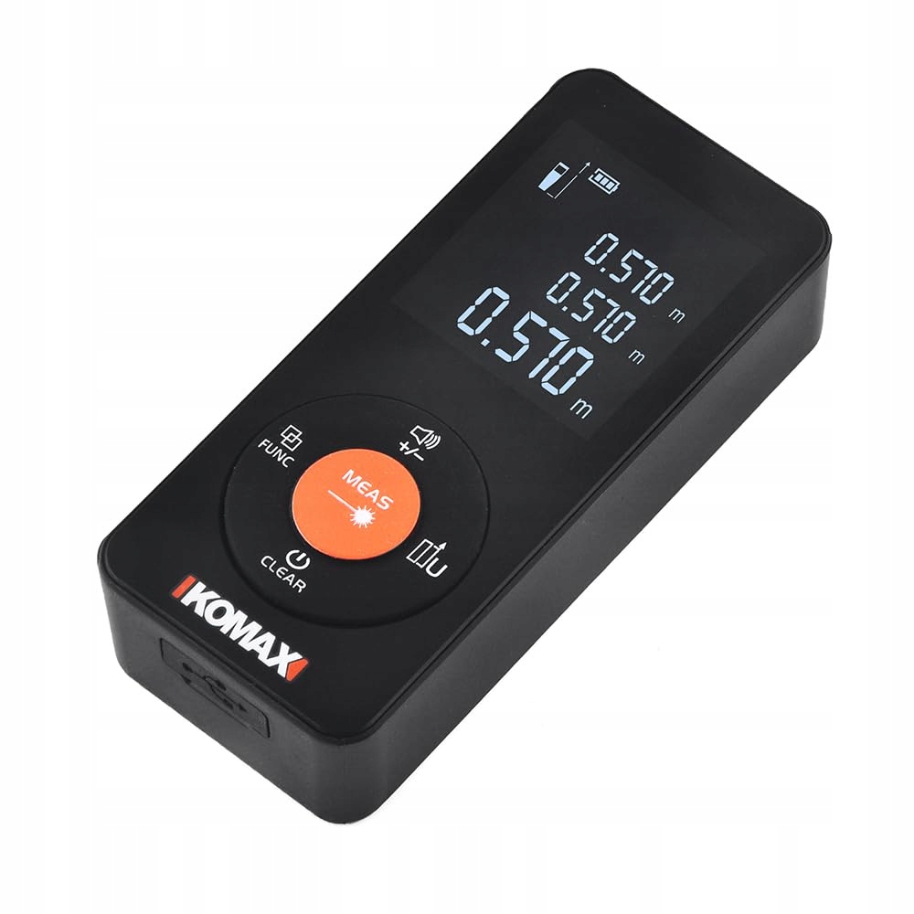 WINTAPE 50M Laserowy Dalmierz Cyfrowa Poziomica LCD Miernik Odległości — miniatura 8