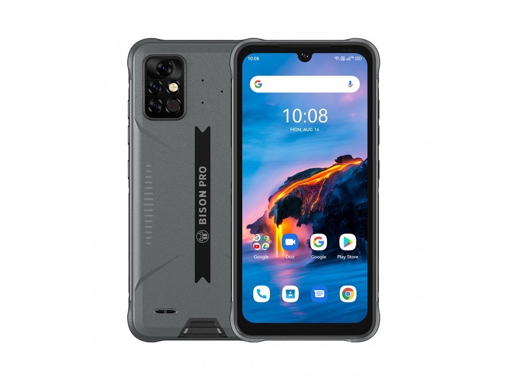 Umidigi Bison Pro 4/128GB, 5000 mAh, sivý