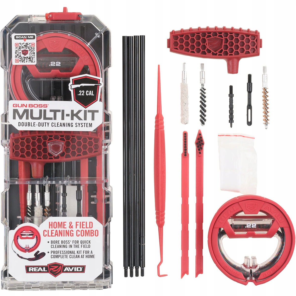 Sada na čištění zbraní 22LR Real Avid Gun Boss Multi-Kit .22