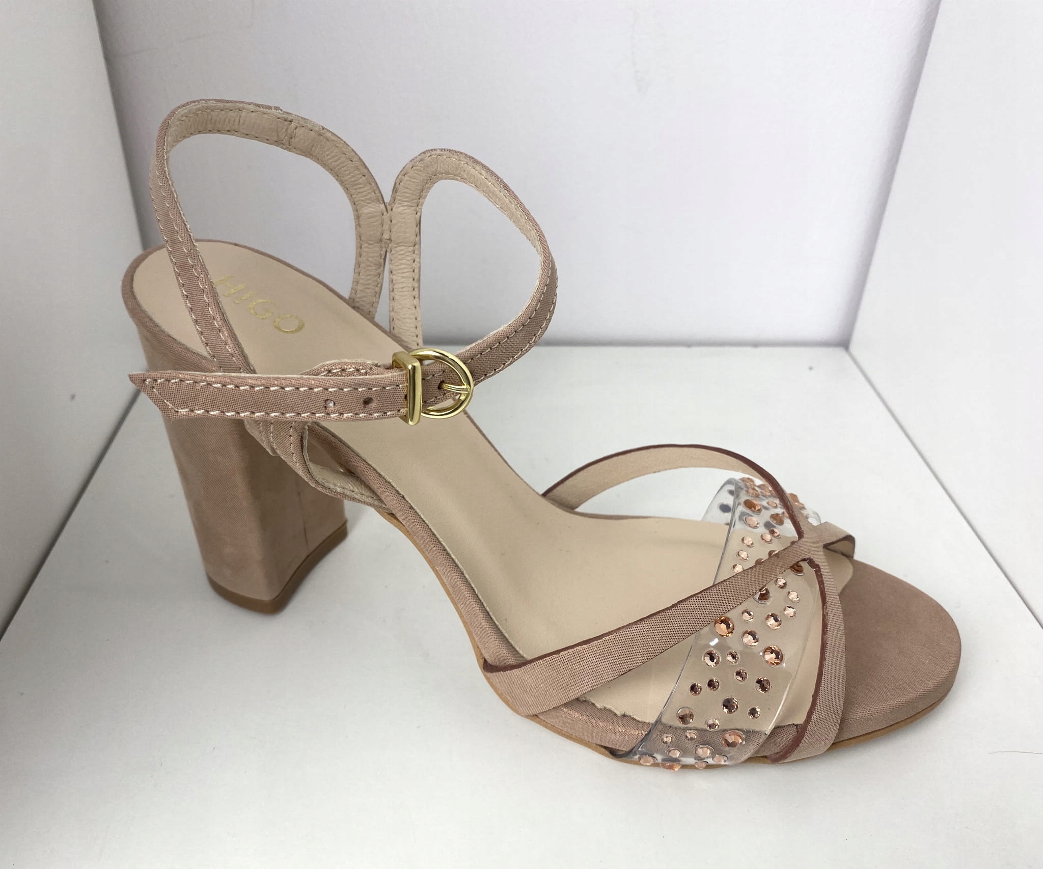 Dámské sandály Higo kožené 2181 Růžová 38, Rů