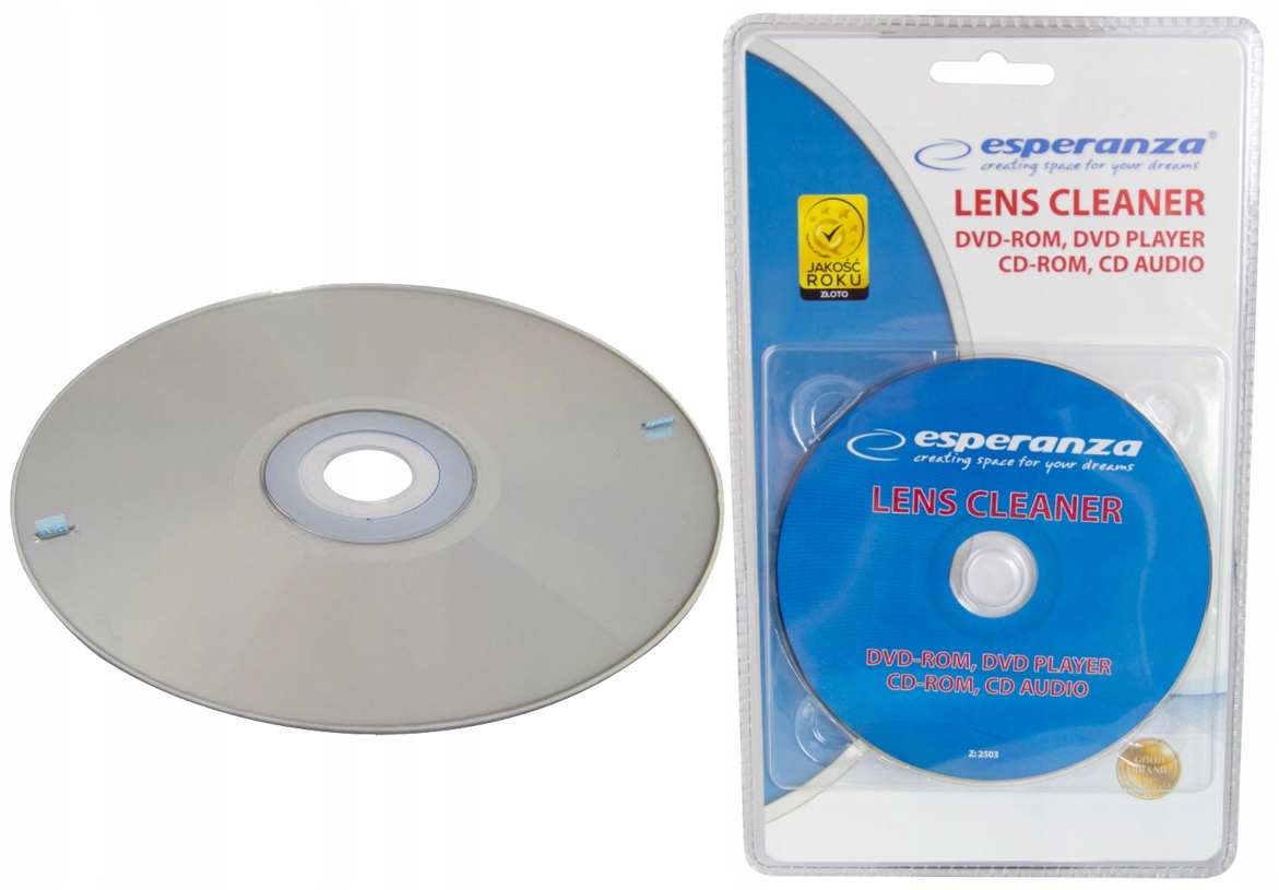 

Płyta Czyszcząca do napędów CD DVD Esperanza