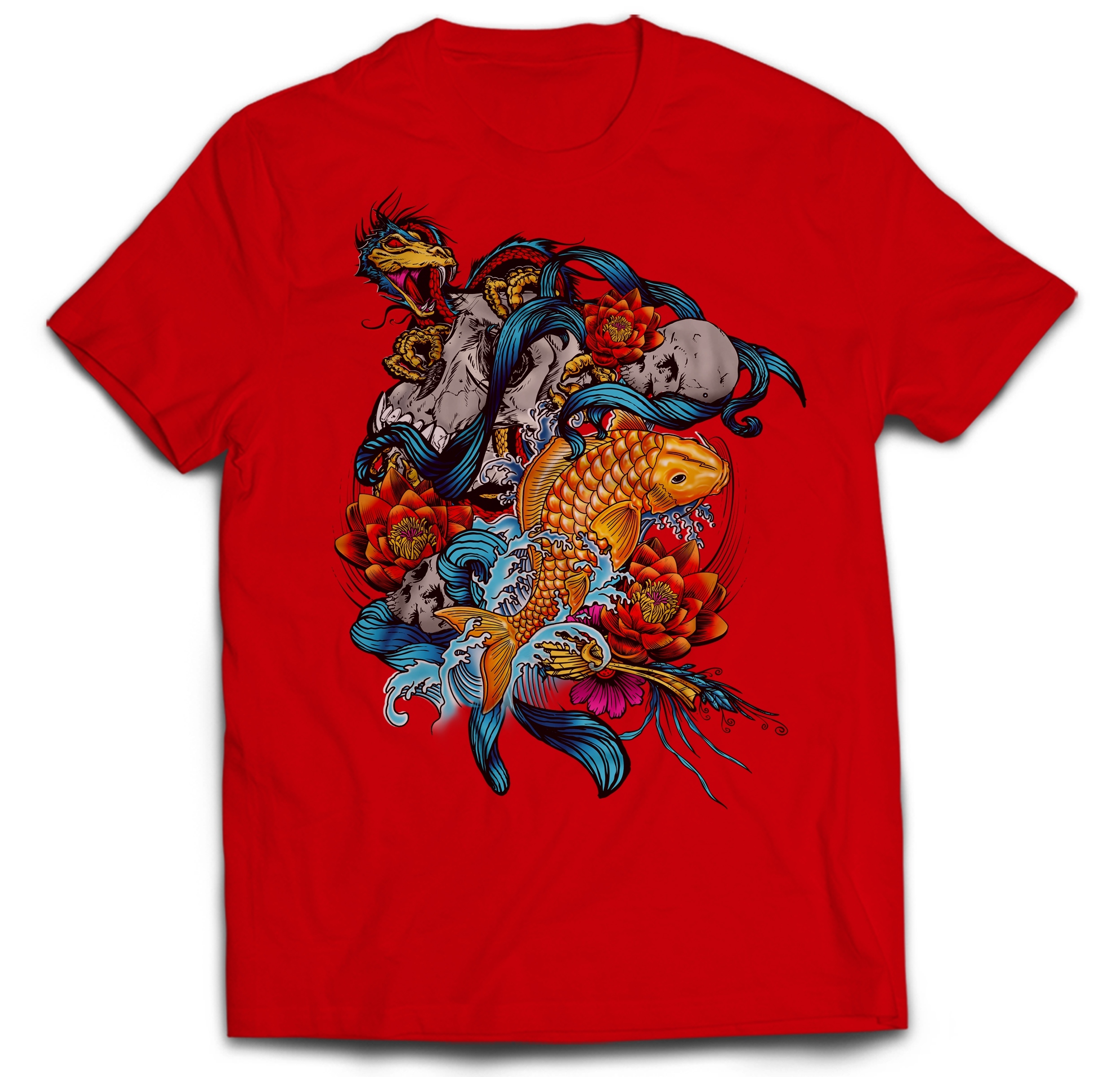 

Ryba Koi Fish Japan Japonia Manga Anime Dragon M