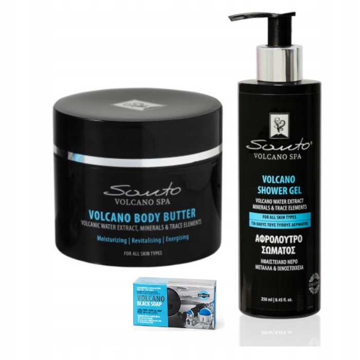 Dárek Beauty – Sada na tělo pro ni a pro něj +dárek Santo Volcano