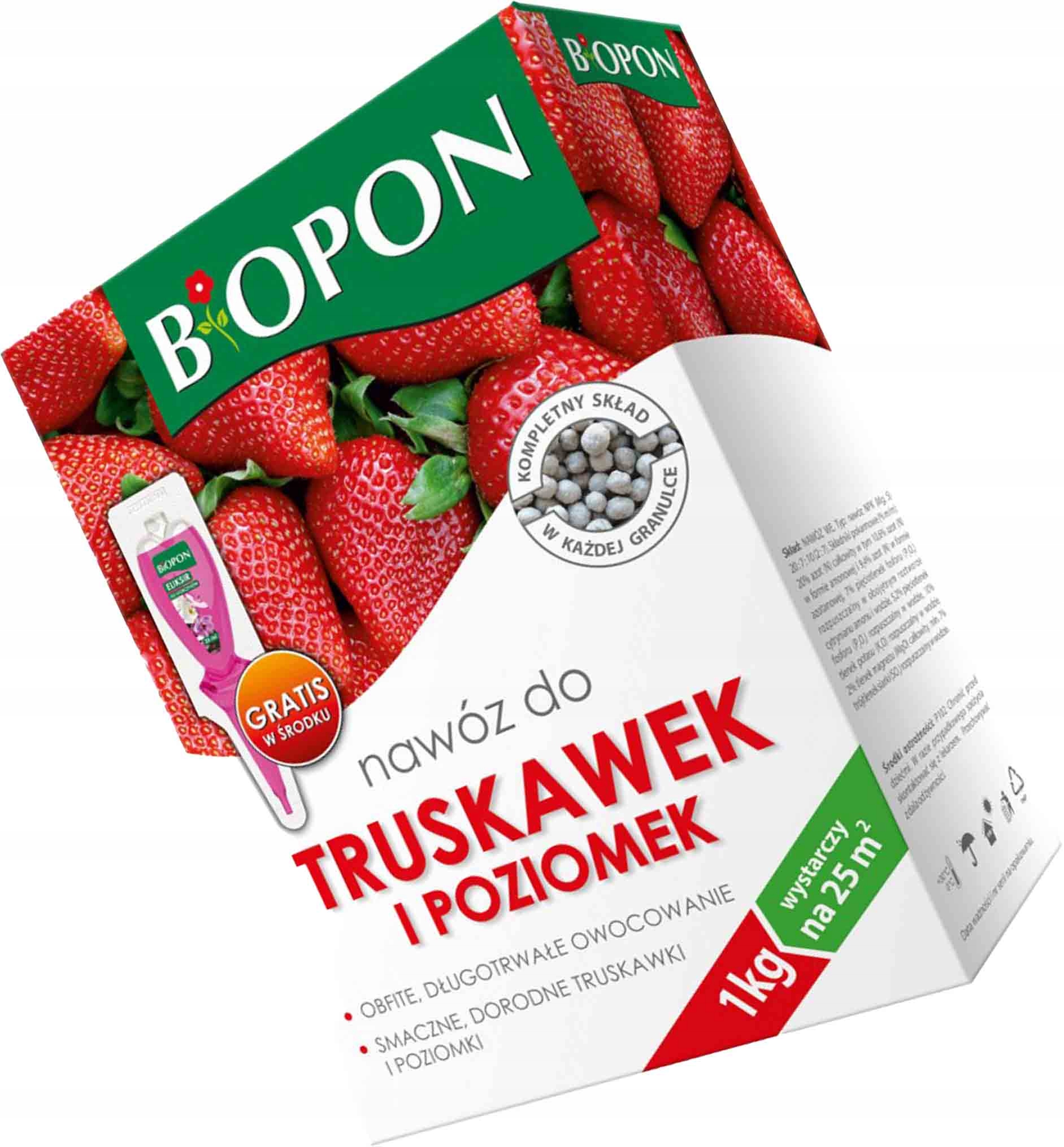 

Biopon Nawóz Granulat Do Truskawek I Poziomek 1 kg