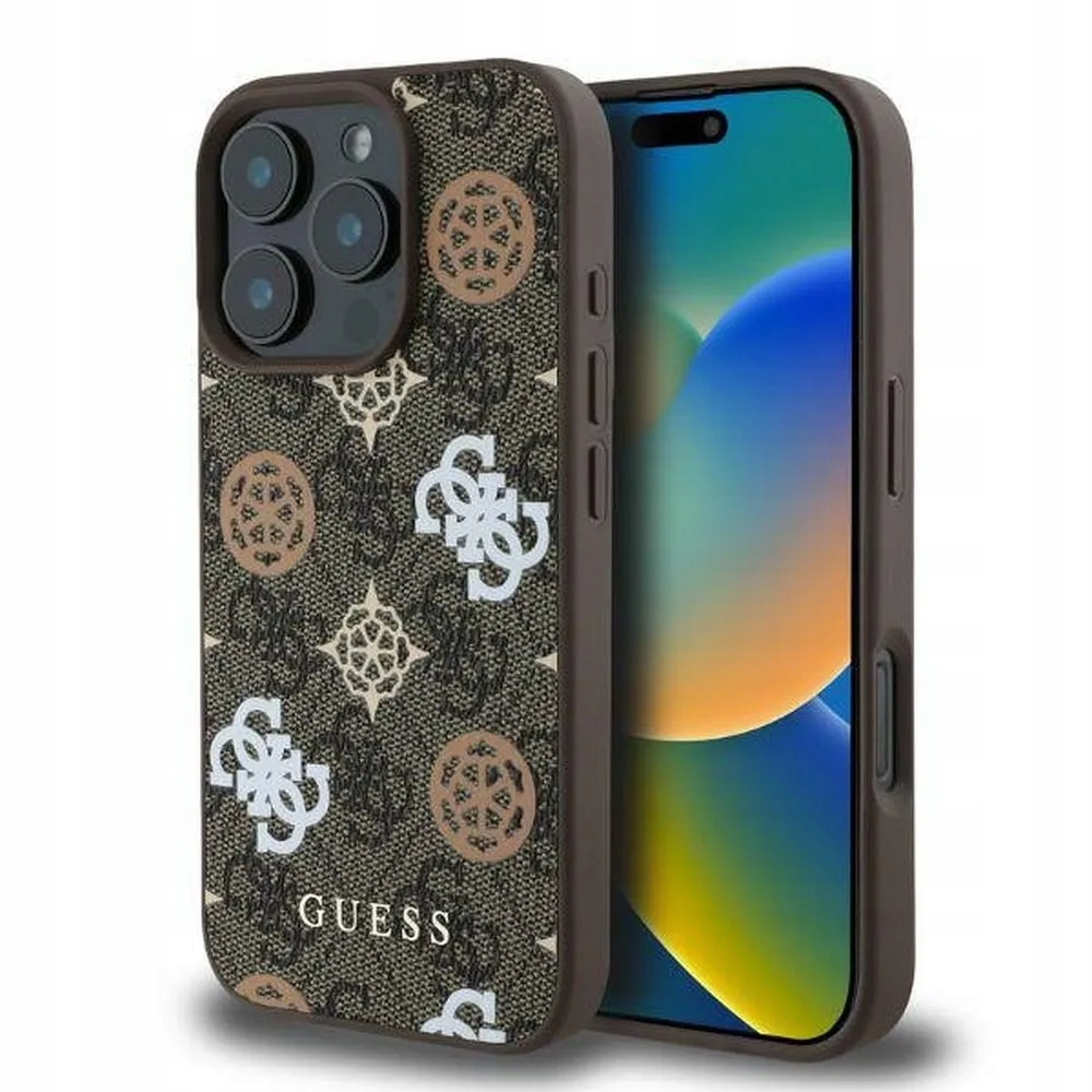 Guess pouzdro pro Iphone 16 Pro kompatibilní s MagSafe GUHMP16LP4PWPW (pu Pe