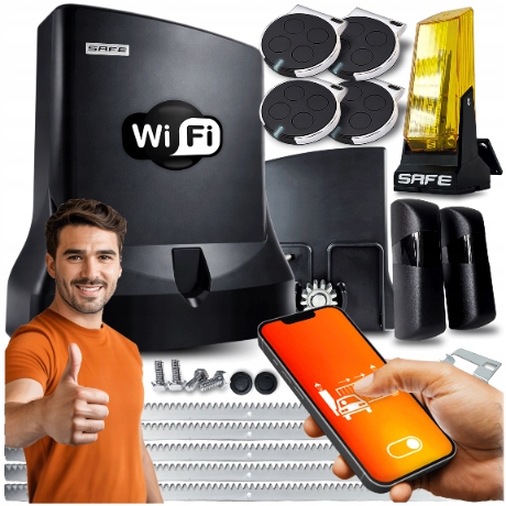 Sada Pohonov Pre Posuvnú Bránu lampa pohon diaľkové ovládače 800 kg Wifi automat