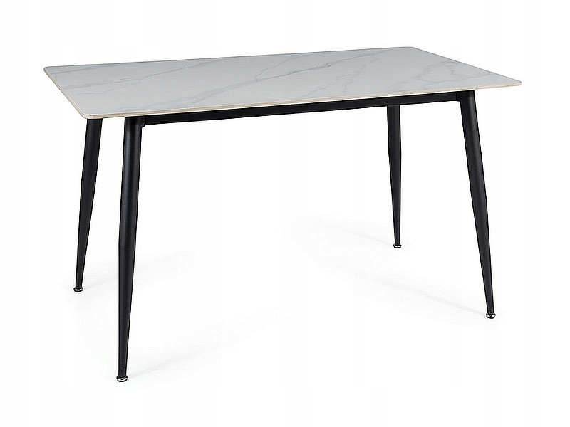 Stôl Rion biely/čierny 160 x 90 cm Sig