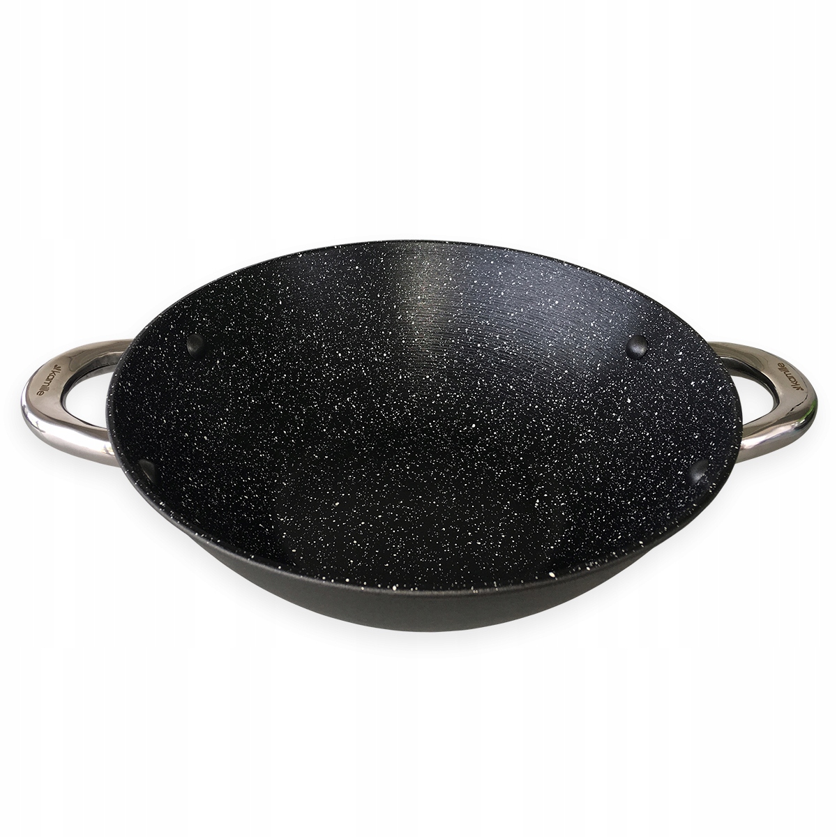 WOK ŻELIWNY PATELNIA MARMUROWA 26 INDUKCJA KAMILLE Typ powłoki marmurowa