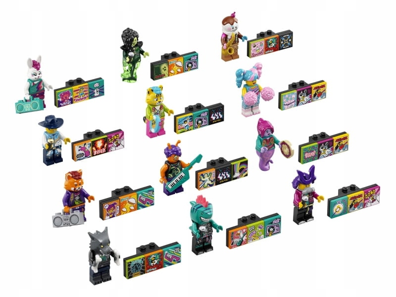 LEGO 43101 VIDIYO BANDMATES - KOMPLET 12 FIGUREK