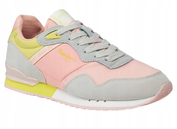 Pepe Jeans, Dámské Sportovní Boty Se Zavazováním Z Kůže, Velikost 37 Awc