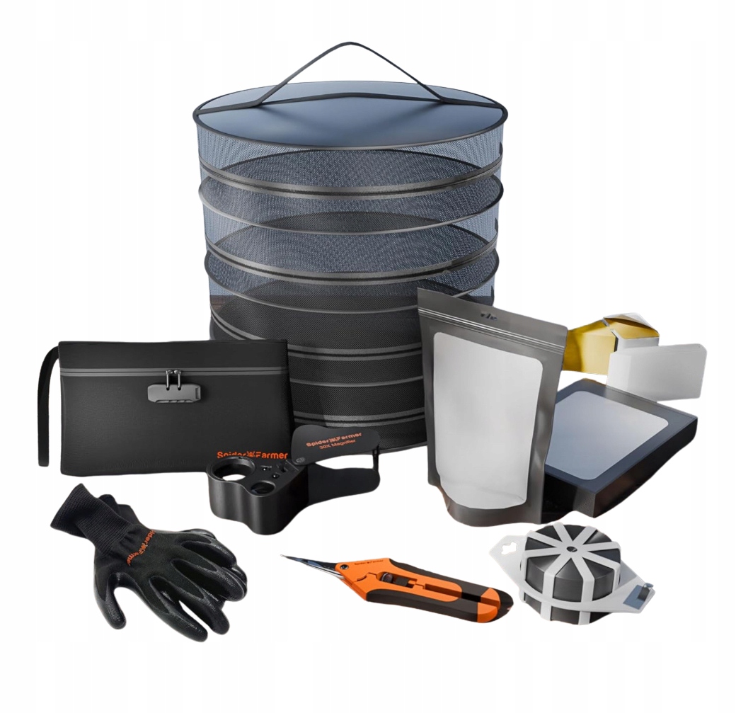 Závěsná sušička pro sušení bylinek a květů hub, sada pro pěstování rostlin