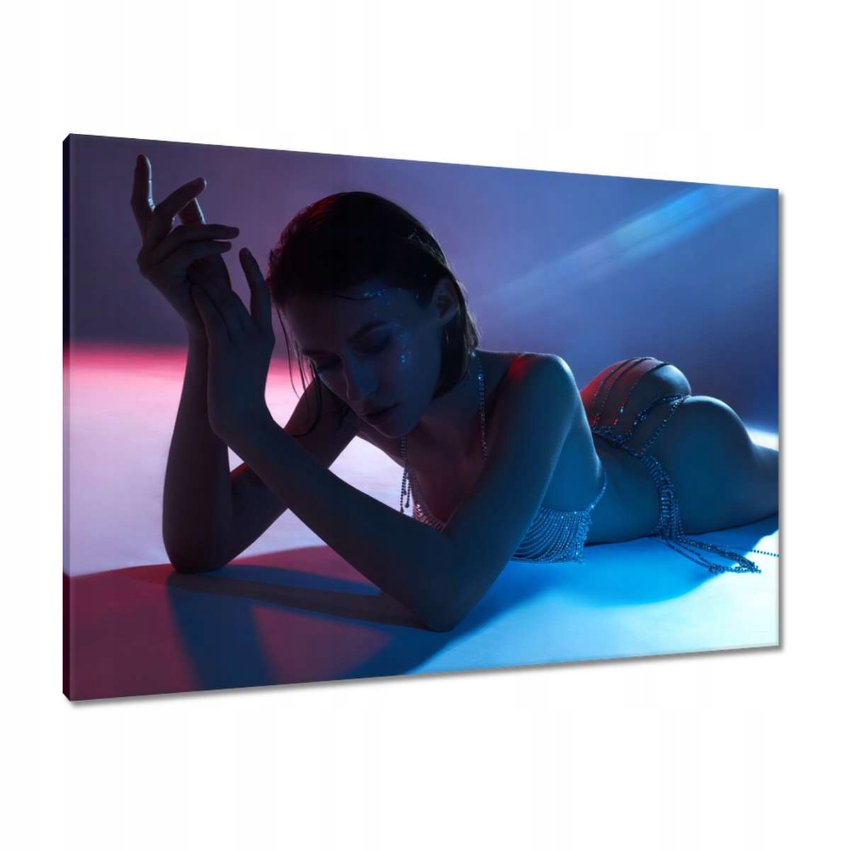 Obrazy 100x70 Dívka s diamanty