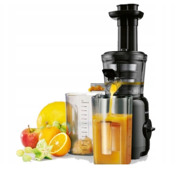 Silvercrest Wyciskarka wolnoobrotowa Slow Juicer Ssjbk 300W Big Mouth 77MM