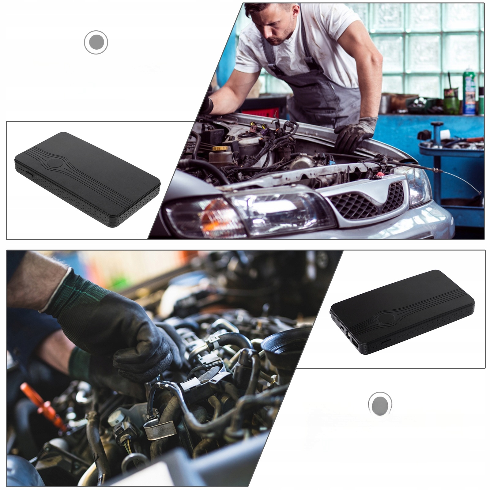 1 ZESTAW AWARYJNEJ ŁADOWARKI SAMOCHODOWEJ 6000MAH SAMOCHÓD Marka inny