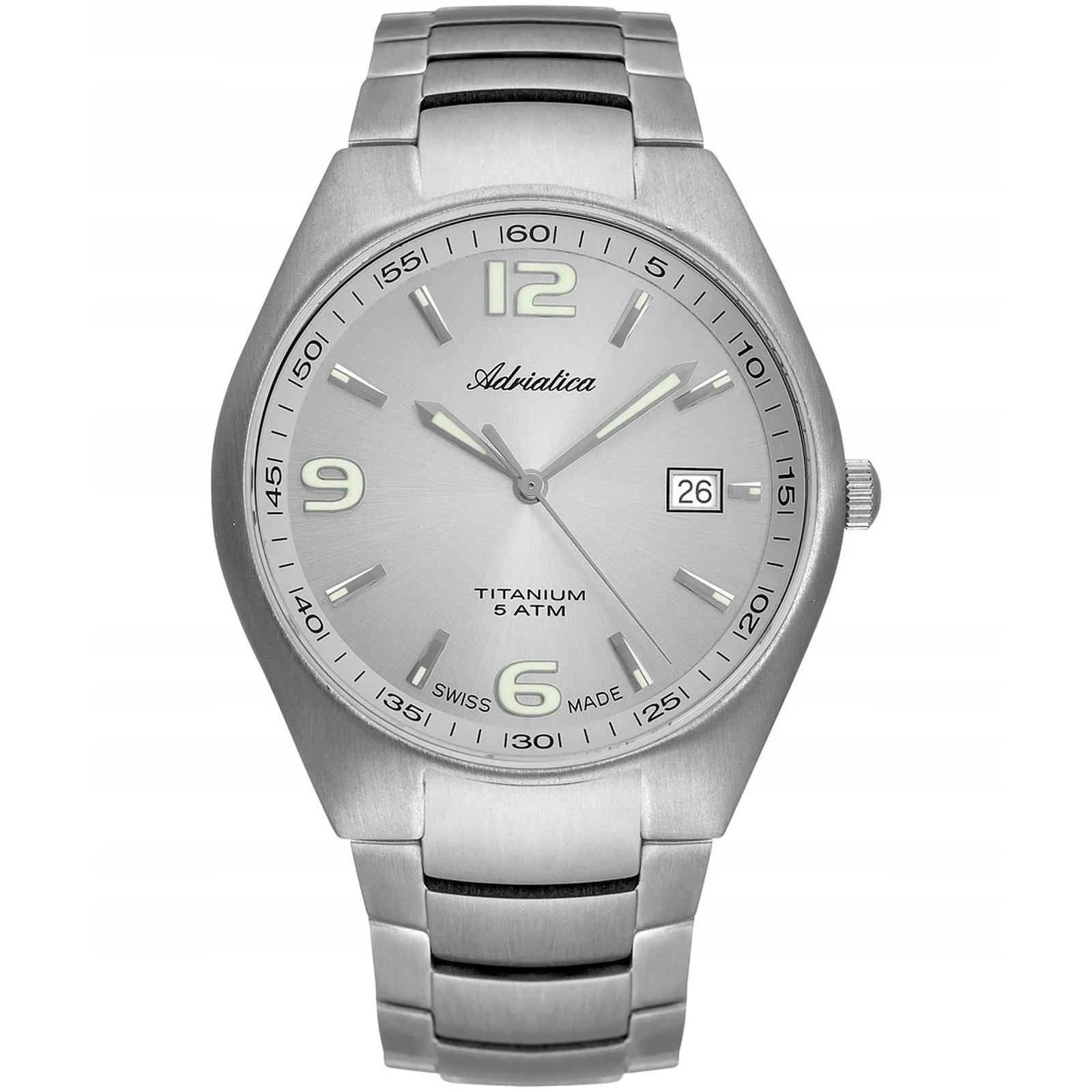 Pánské Hodinky Adriatica na náramku A1069.4157Q Quartzové hodinky Swiss