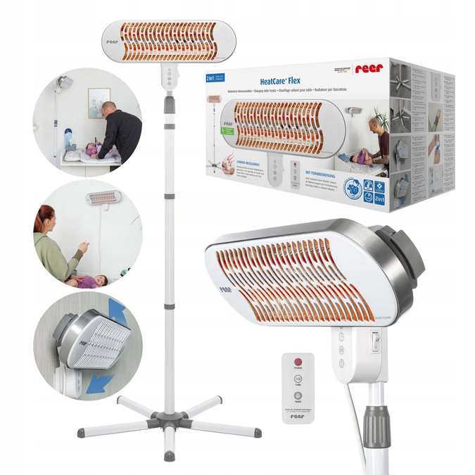 Ohrievač pre bábätká na stojane 2v1 časovač diaľkového ovládania 350W/700W HeatCare+ Reer