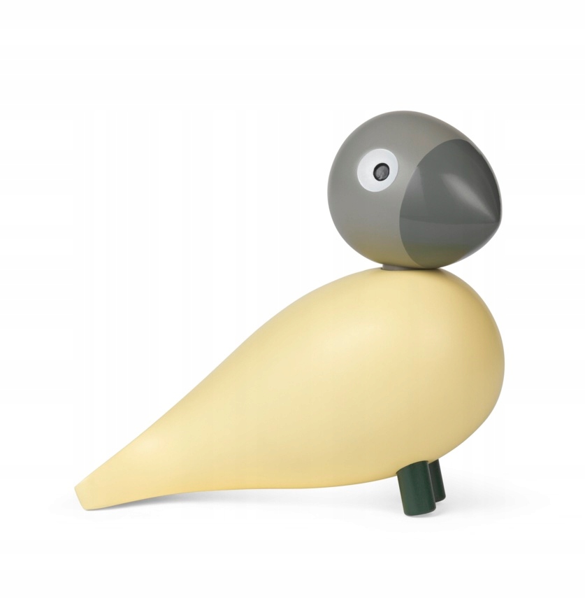 Kay Bojesen Songbird Ptáček dřevěný Bella 2025 žlutý