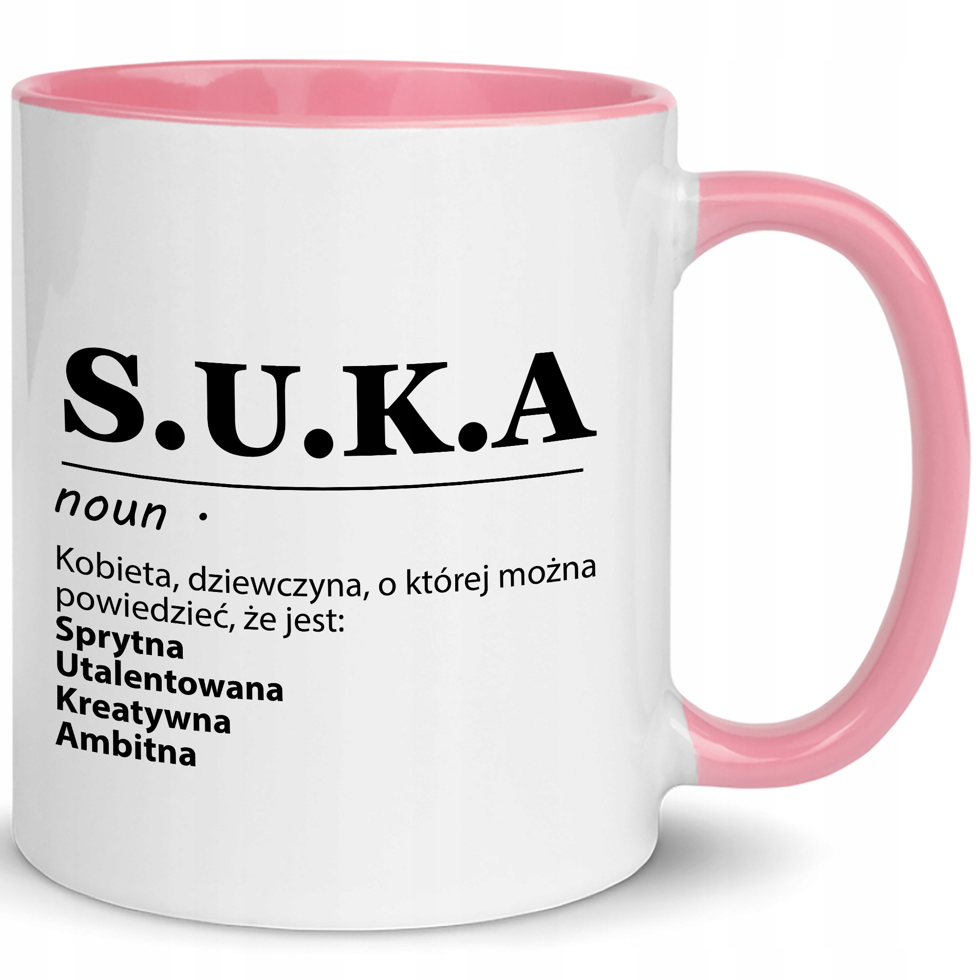 

Kubek Z Śmieszny Nadruk Suka Dla Dziewczyny Żony