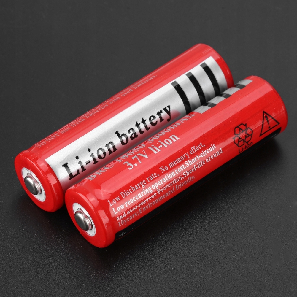 2 SZTUK 18650 3,7 V Akumulator o dużej pojemności Model XD10004