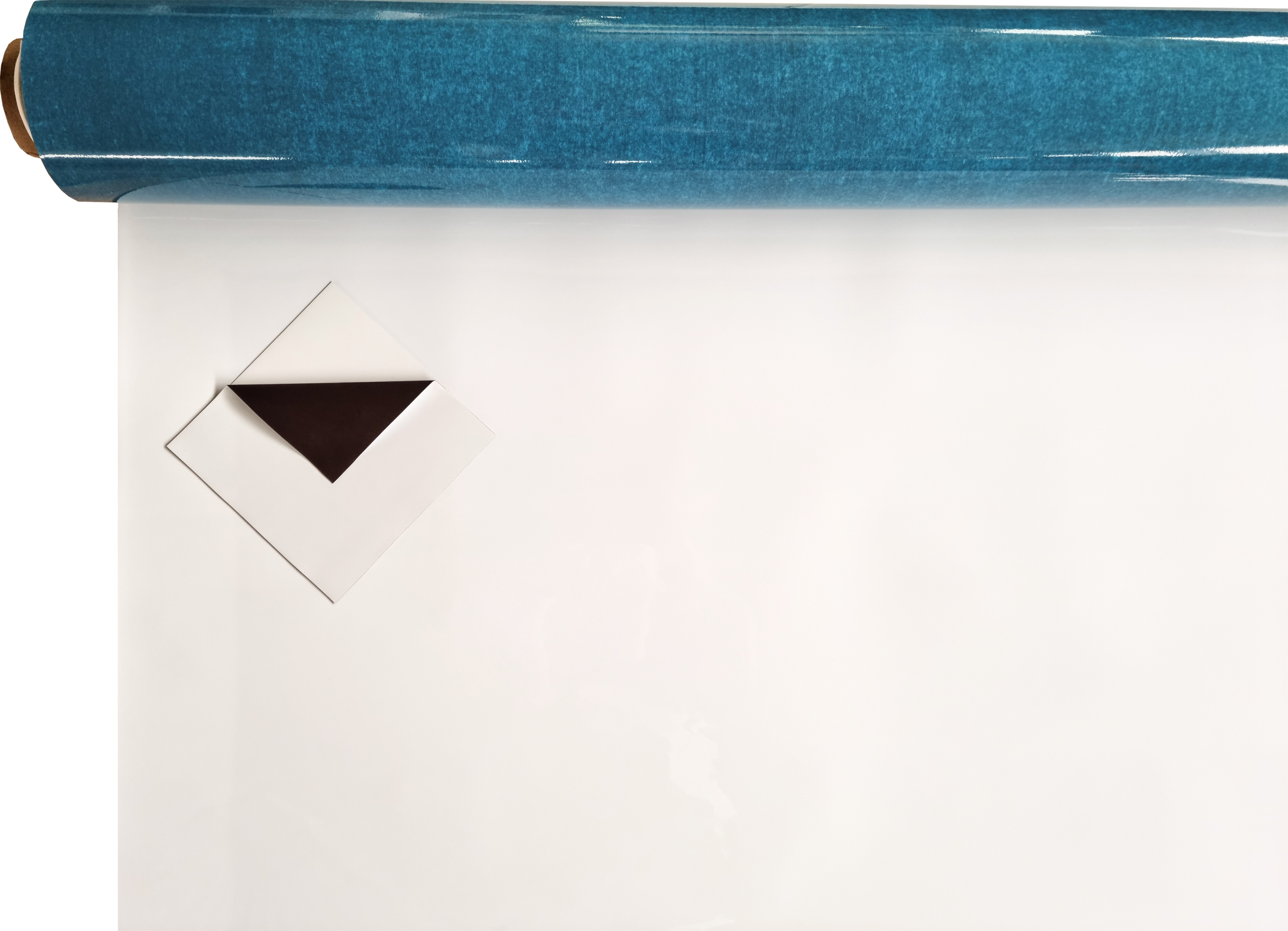 Folia suchościeralna ferromagnetyczna 1200mm klej tablica stalowa biała