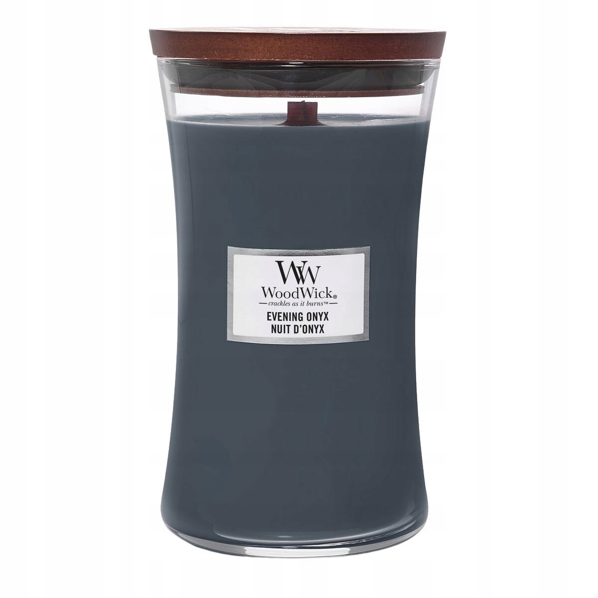 WoodWick Evening Onyx svíčka velká 610 g prémiový dřevěný knot