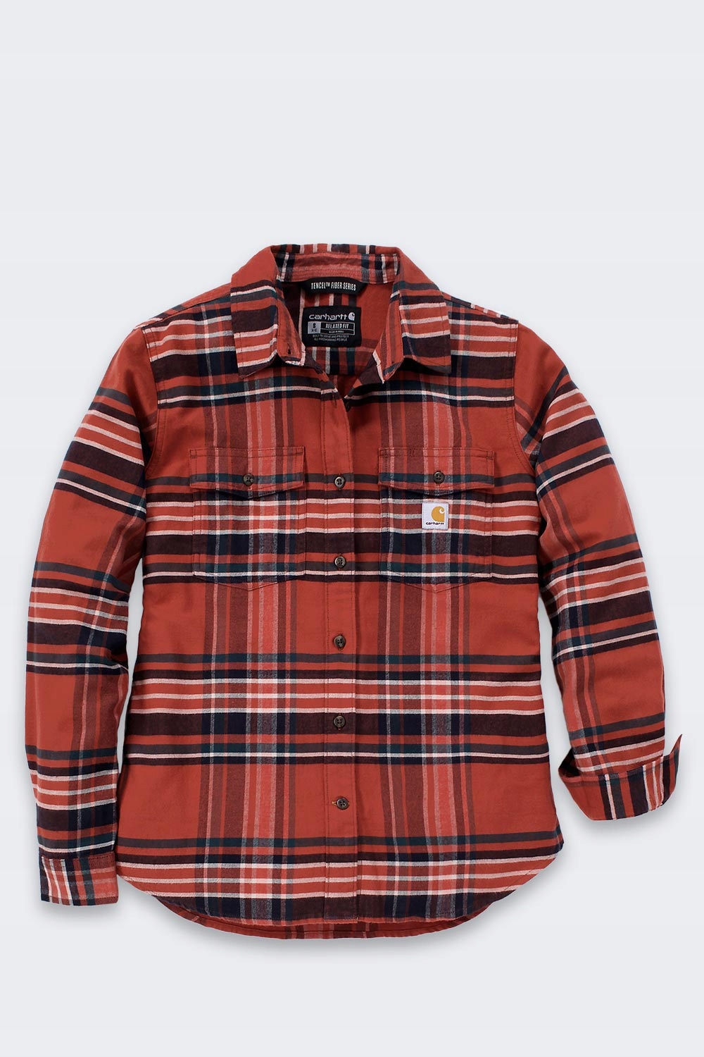 Dámská košile Carhartt Tencel Flannel Spice Red
