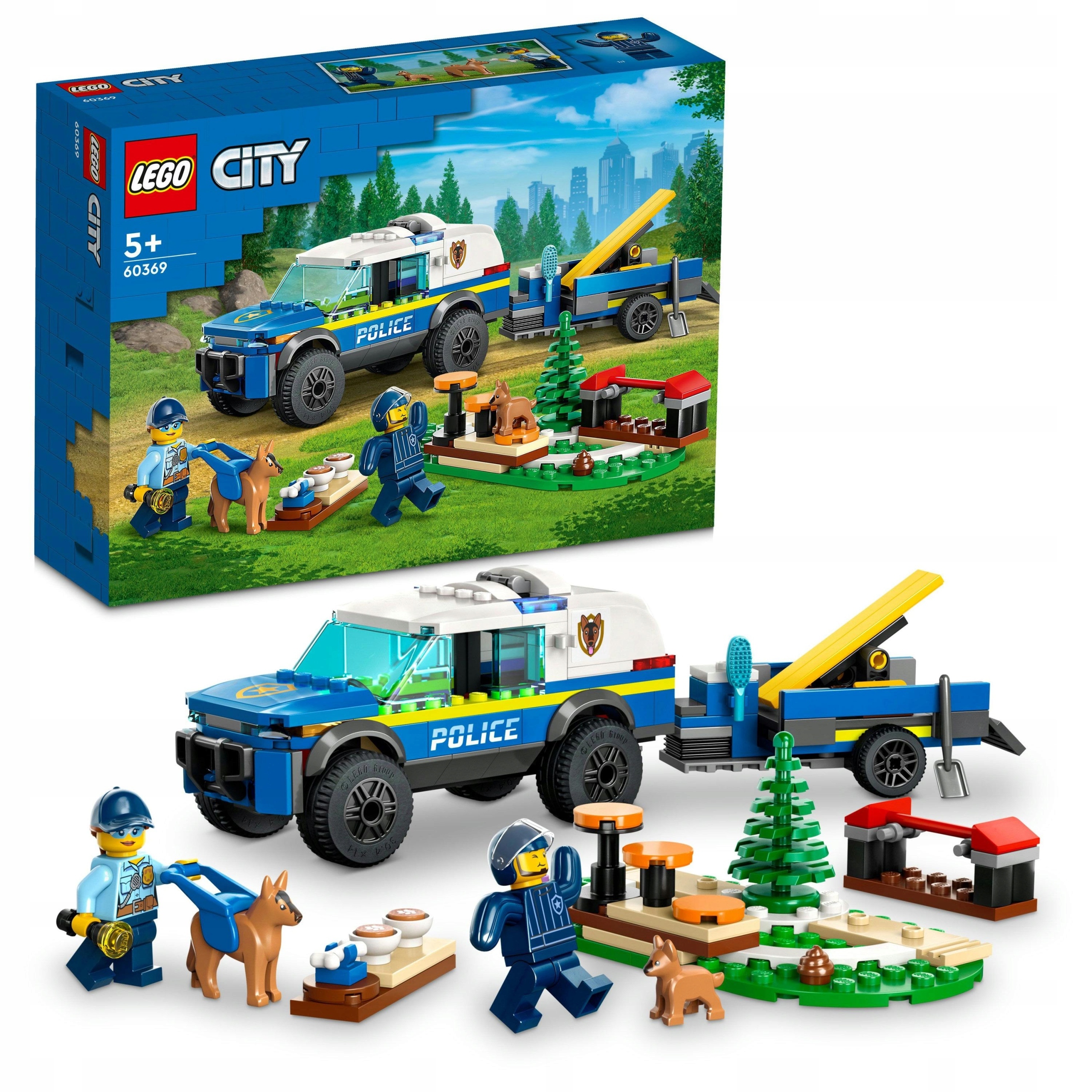 Lego City Szkolenie Psy Policyjne W Terenie Policja Suv Terenowka Zestaw